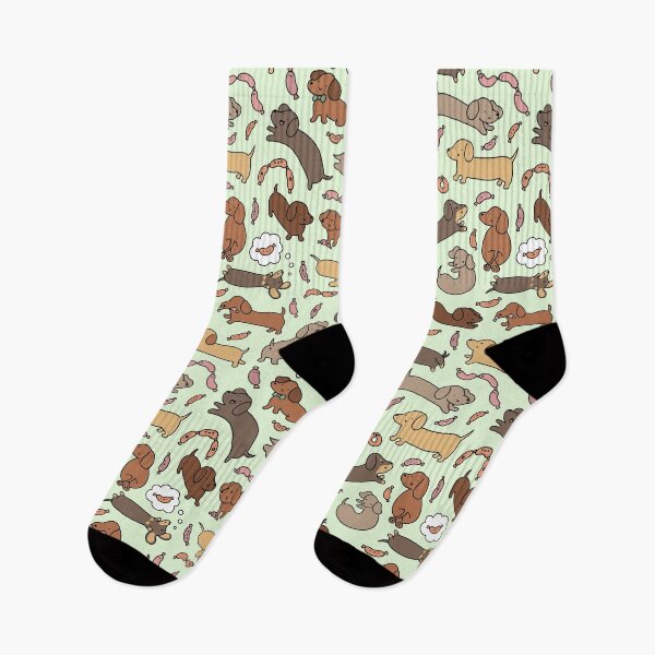 Item preview, Wiener Dog Wonderland designed and sold by KiraKiraDoodles.