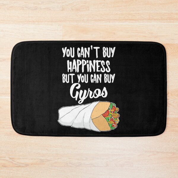Item preview, Funny Greek Food Happiness Gyro design designed and sold by jakehughes2015.