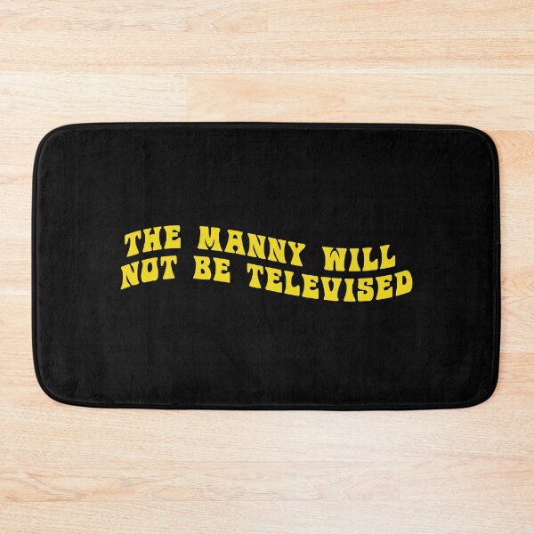 Item preview, The Manny Will Not Be Televised designed and sold by BohemianAtlas.