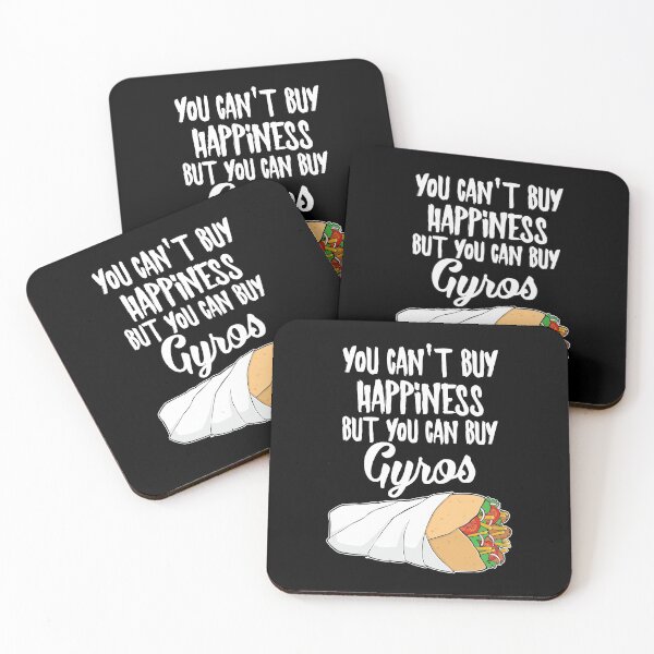 Item preview, Funny Greek Food Happiness Gyro design designed and sold by jakehughes2015.