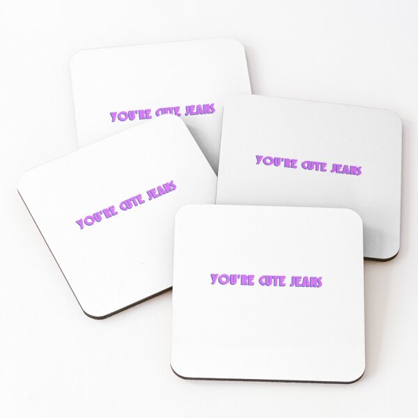 Item preview, you're cute jeans - kendall jenner quote || STICKER, DESIGN, CASE, etc. designed and sold by mass-stickers.