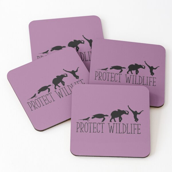 Item preview, Purple Stand and Protect Wildlife designed and sold by asfricke.