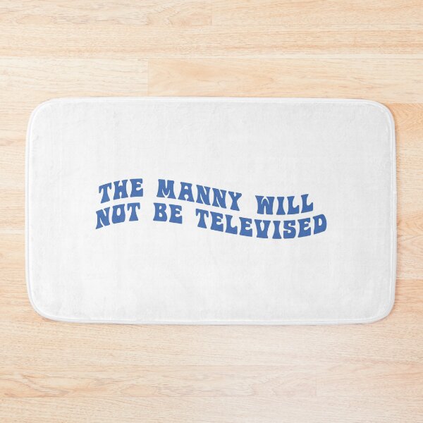 Item preview, The Manny Will Not Be Televised designed and sold by BohemianAtlas.