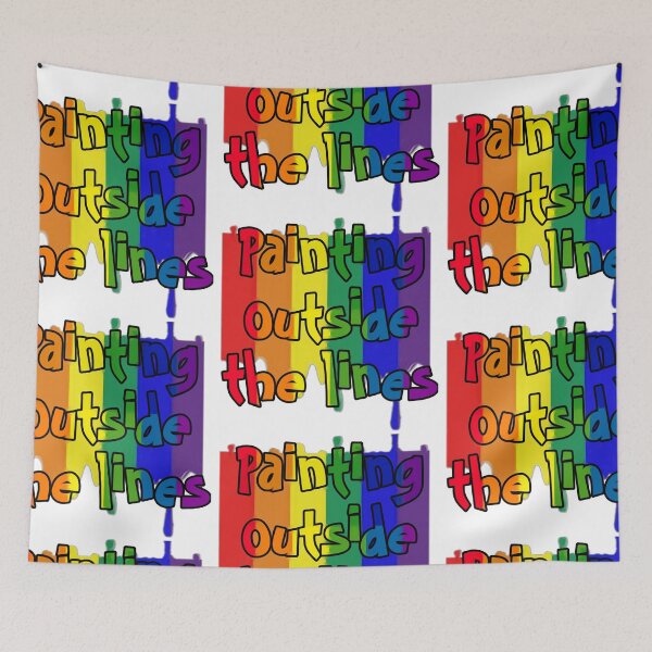 Item preview, Outside the lines designed and sold by Rebecca Stuart-Milgate.