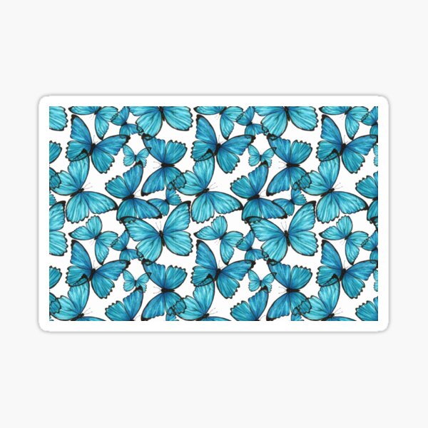 Item preview, Blue Butterfly Print designed and sold by ansleyelisa.