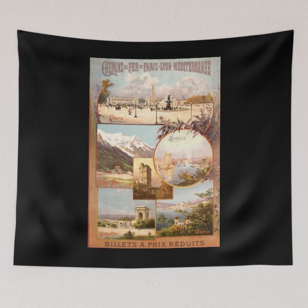 Item preview, PLM Billets a Prix reduits vintage travel poster designed and sold by stickart-marek.