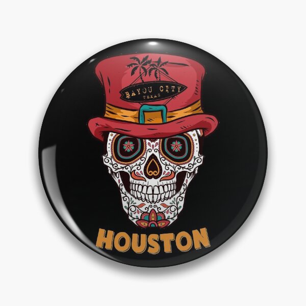 Item preview, Houston Sugar Skull Bayou City designed and sold by KoolMoDee.