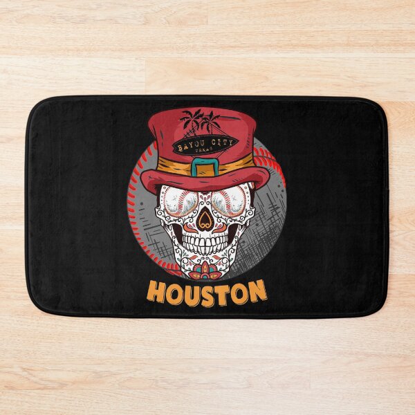 Item preview, Houston Sugar Skull Bayou City Baseball designed and sold by KoolMoDee.