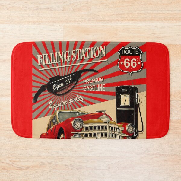 Item preview, ROUTE 66 : Vintage Highway Advertising Print designed and sold by posterbobs.