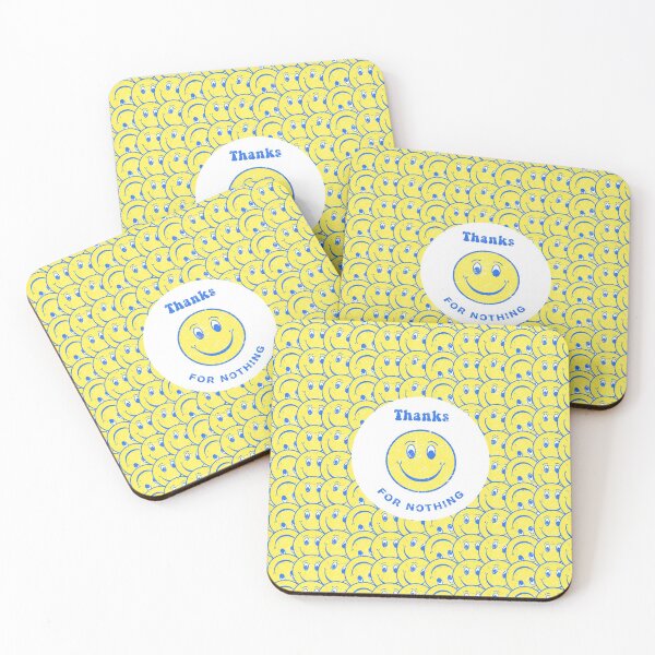 Item preview, Thanks For Nothing. Happy Face Sarcastic Quote designed and sold by AwesomeDistrict.