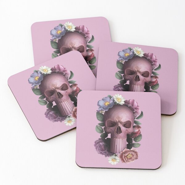 Item preview, skull and flowers and long teeth 03 designed and sold by Radu-Gabriel.