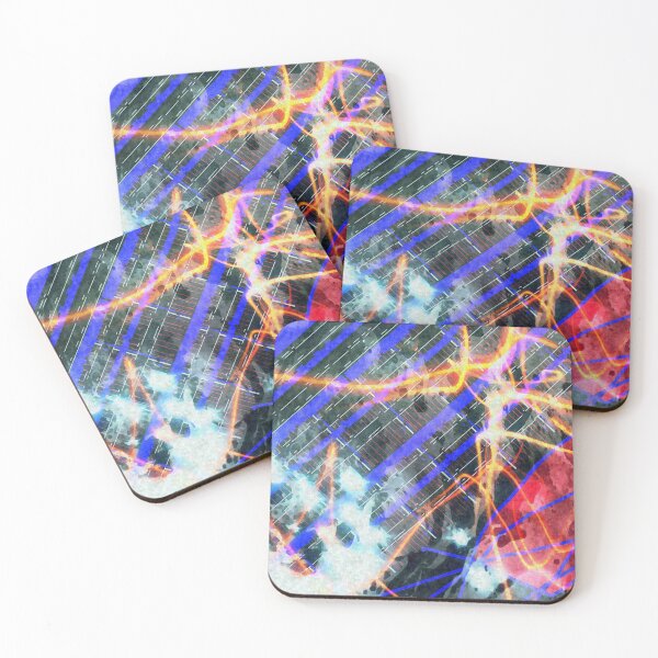 Item preview, Fiery blue red stripes design (cosmos) designed and sold by OSG369.