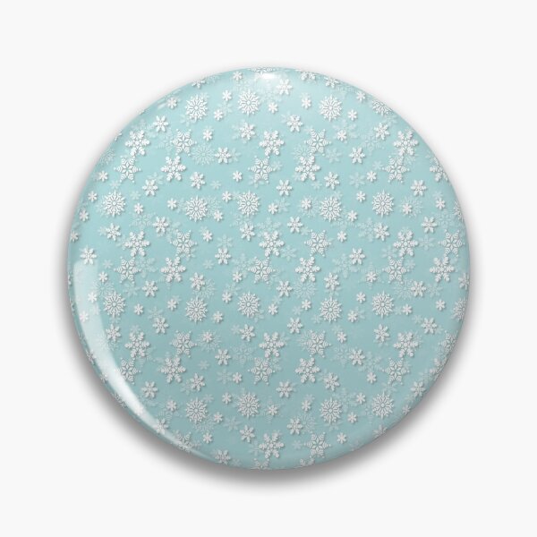 Item preview, Seafoam Blue Christmas Snowflakes designed and sold by paperandfrill.