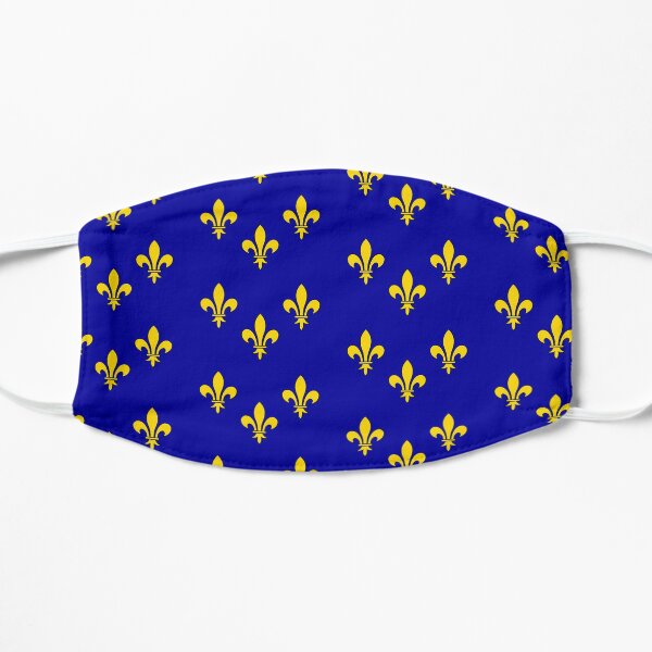 visage de fleur de Lys Masque sans plis