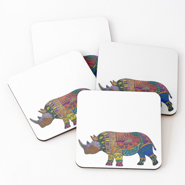 Item preview, Armored rhino designed and sold by Arabella’s Wonderful Life.