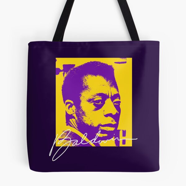 Item preview, Baldwin, James Baldwin, Purple Gold Shirt Illustration designed and sold by StarEyez.