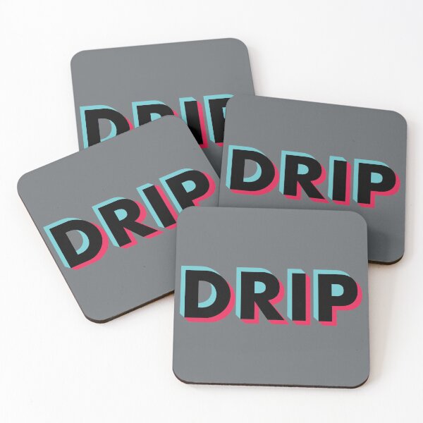 Item preview, Drip Glitch Black designed and sold by BeyondTheDeck.