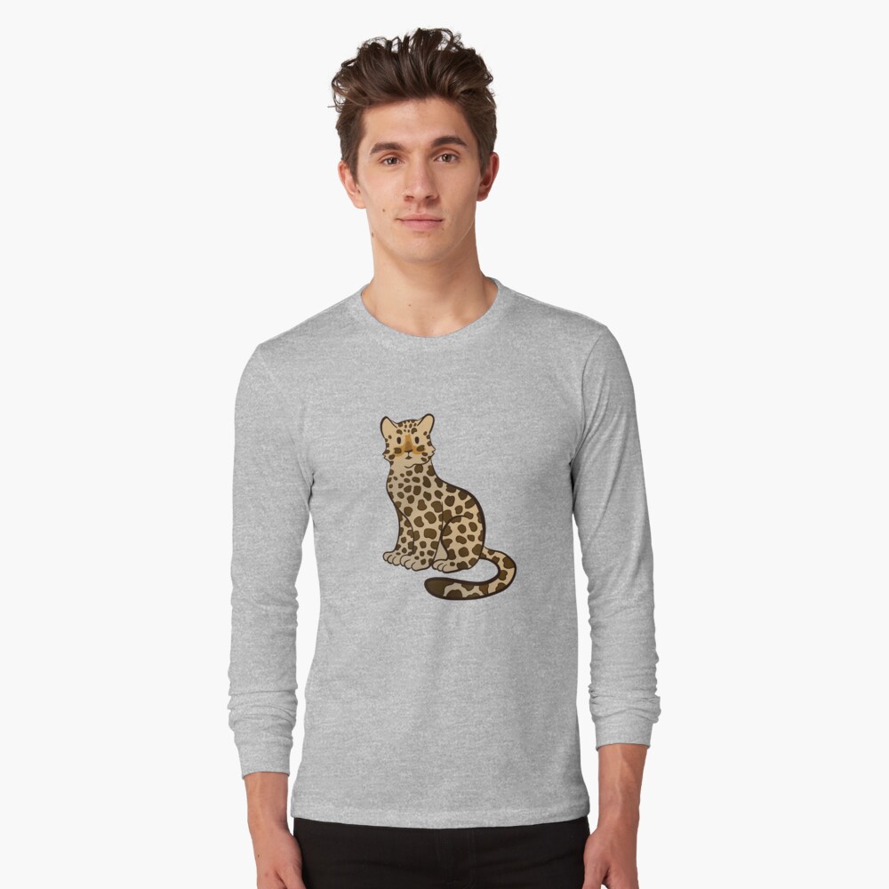 Amur Leopard - Sky - Organic Cotton T-Shirt - Unisex - EarthCitizen