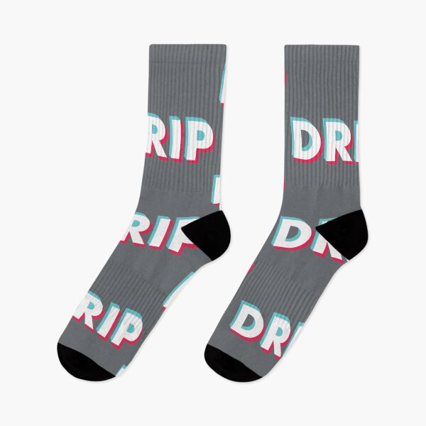 Item preview, Drip Glitch White designed and sold by BeyondTheDeck.