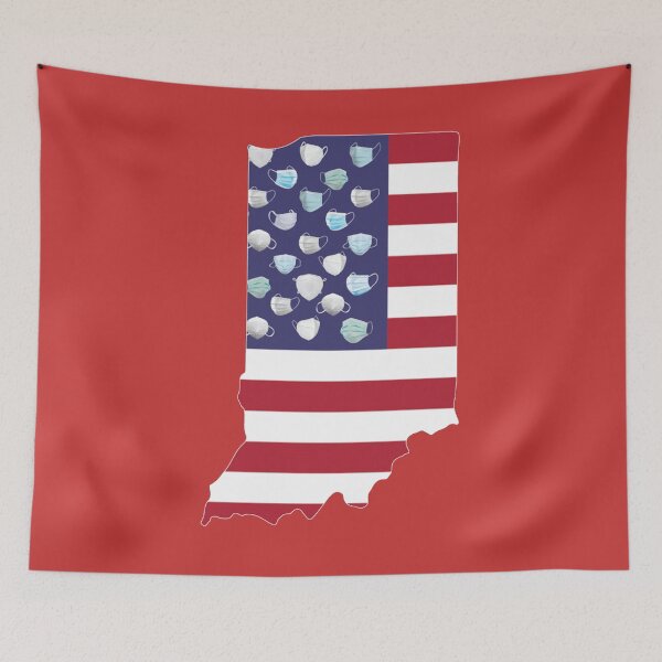 Item preview, Indiana - IN State Map designed and sold by Fei A.