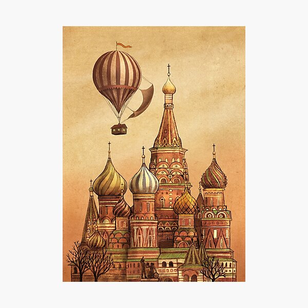 Trip to Moscow Photographic Print