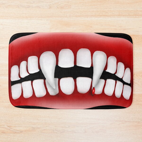 Item preview, Vampire toothy mouth - original and unique to this artist! designed and sold by UrTops.