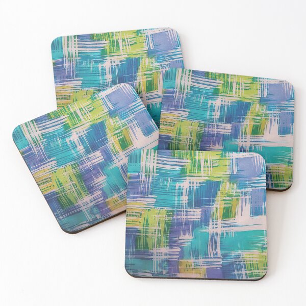 Item preview, Brushy Abstract Color Block designed and sold by Leslie Rogers Todder.