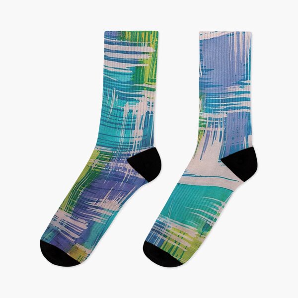 Item preview, Brushy Abstract Color Block designed and sold by Leslie Rogers Todder.