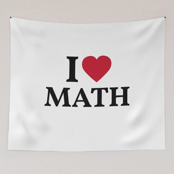 Item preview, I Love Math designed and sold by manishfzr1995.