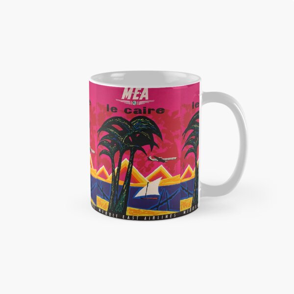 Item preview, MEA Le Caire vintage travel poster designed and sold by stickart-marek.