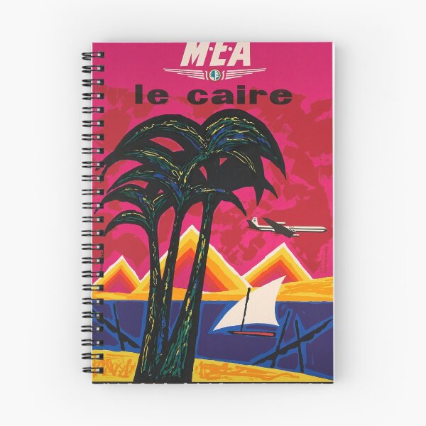 Aperçu de l'œuvre MEA Le Caire affiche vintage créée et vendue par stickart-marek.