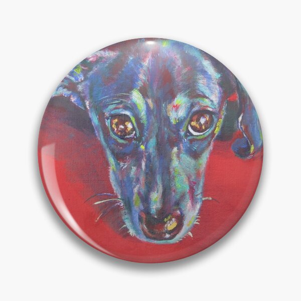 Item preview, Dachshund on red designed and sold by Karin McCombe Jones.