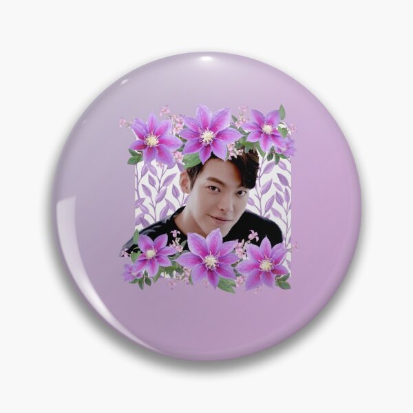 Item preview, [Kim Woo Bin + Purple Flowers] designed and sold by humanlydesigned.
