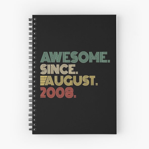 Item preview, Awesome Since August 2008 12nd Birthday Gift 12 Years Old Vintage August 2008 designed and sold by nana1099.
