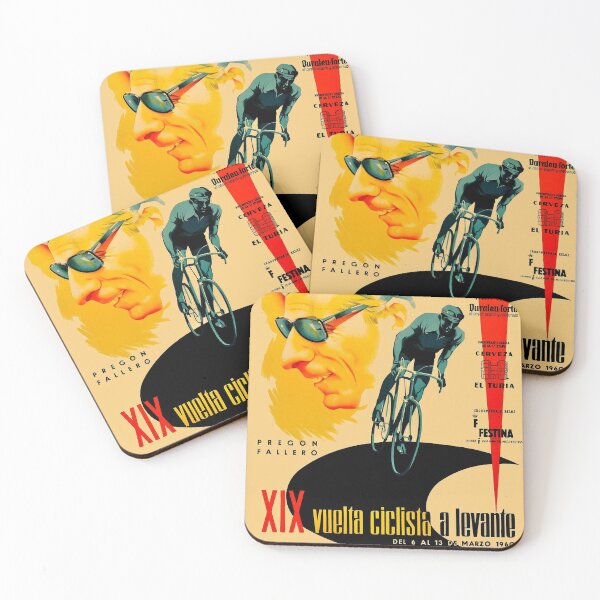 Item preview, VUELTA : Vintage 1960 Ciclista Grand Prix Cycle Racing Print designed and sold by posterbobs.
