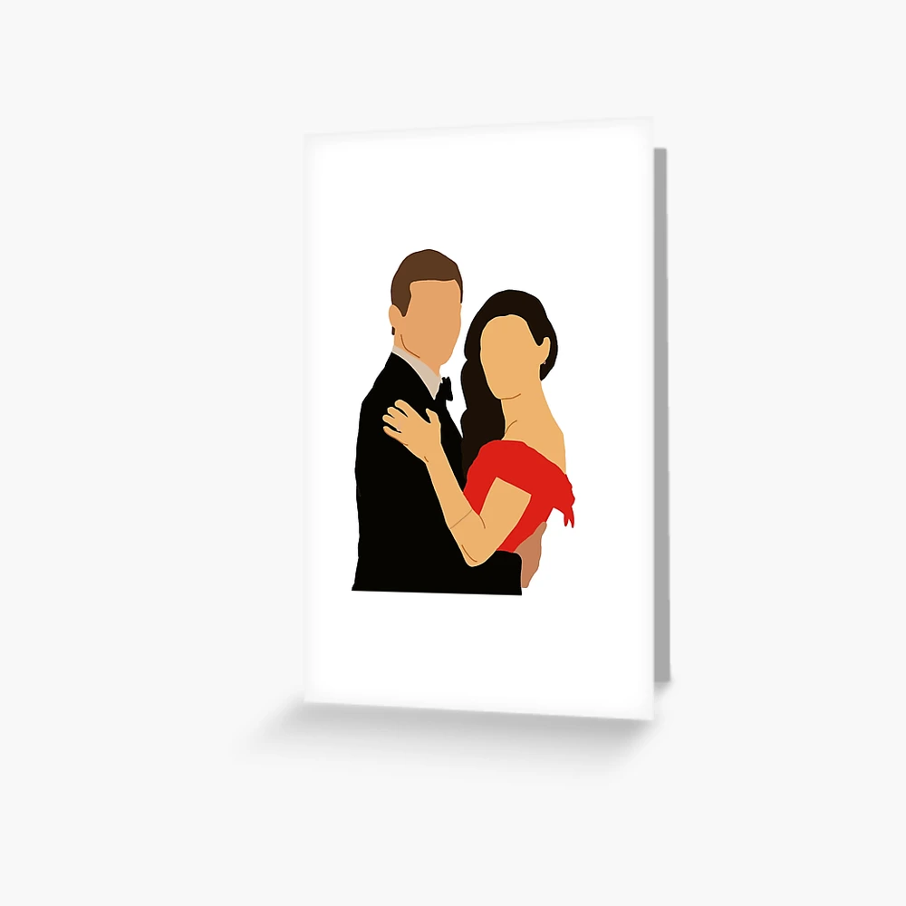 Alaric and Jo wedding Greeting Card for Sale by crystalguo