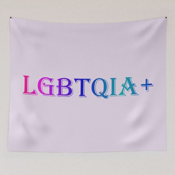 Item preview, LGBTQIA+ Classy Rainbow Colored Lettering designed and sold by Urban-Lettering.