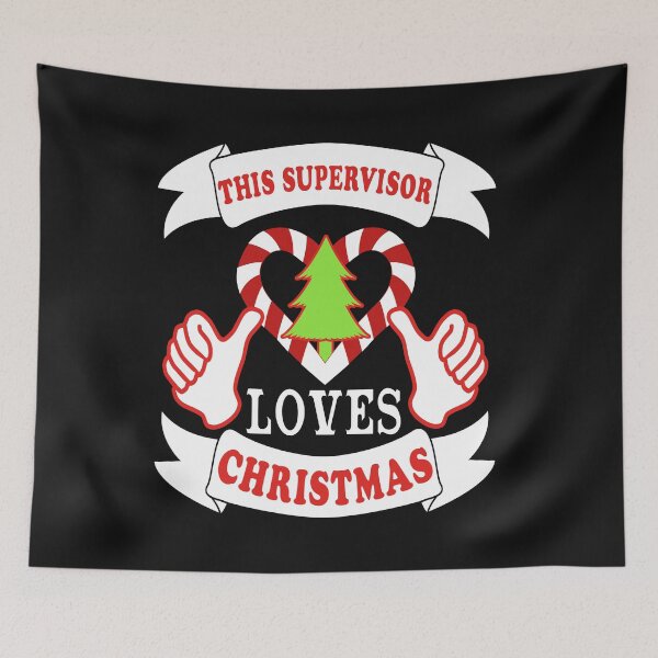Item preview, This Supervisor loves Christmas Xmas Holidays designed and sold by losttribe.