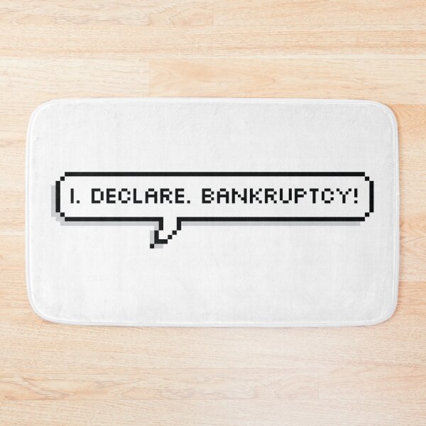 Item preview, I Declare Bankruptcy! Sticker designed and sold by Lemon  Merch.