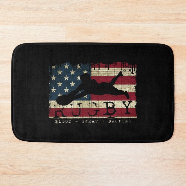 Item preview, Rugby Blood Sweat Bruises Player USA designed and sold by KoolMoDee.