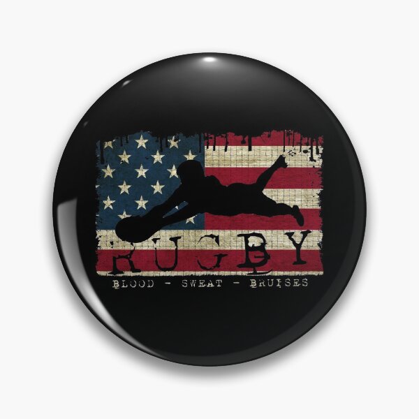 Item preview, Rugby Blood Sweat Bruises Player USA designed and sold by KoolMoDee.