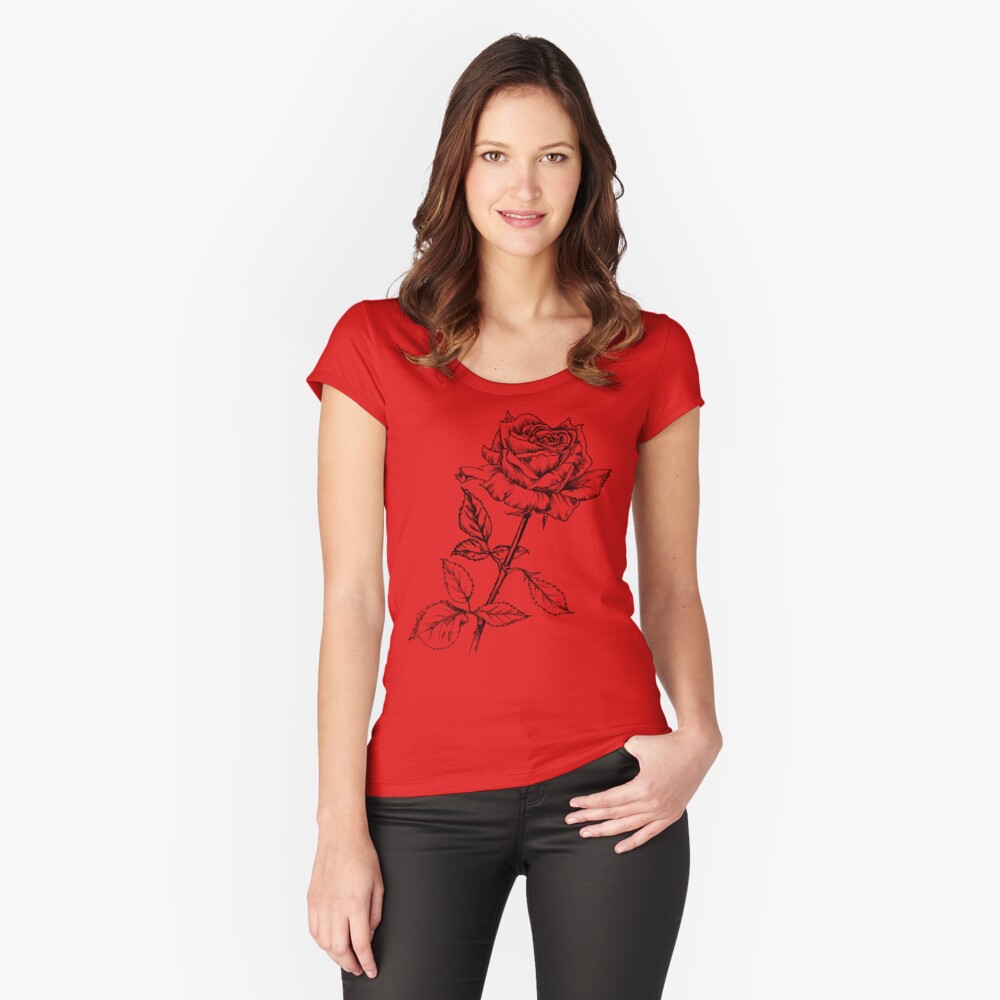 Item preview, Fitted Scoop T-Shirt designed and sold by MariaDrummond.