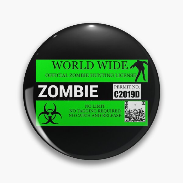 Item preview, Zombie Hunting License  designed and sold by LilNptn.
