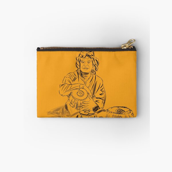 Item preview, portrait of Ustad Zakir Hussain designed and sold by KARTICK DUTTA.