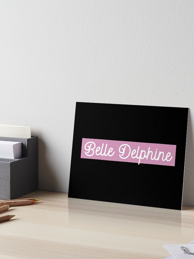 Belle Delphine Bath Water Art Board Print for Sale by Rainfalling