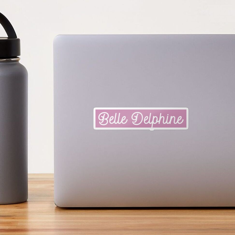 Pegatina for Sale con la obra «BELLE DELPHINE - GAMER GIRL BLACK PINK» de  StaceyChito | Redbubble