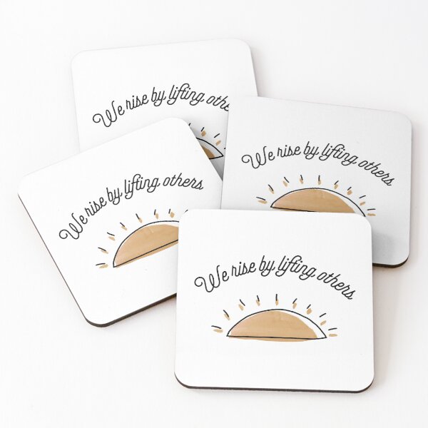 Item preview, "We Rise By Lifting Others" Sun Sunrise Hope Support Inspirational Unity Peace designed and sold by Angie Menegay.