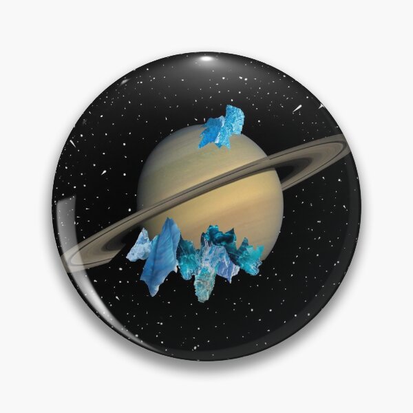 Item preview, Blue ice on the planet Saturn designed and sold by WendolyF96.