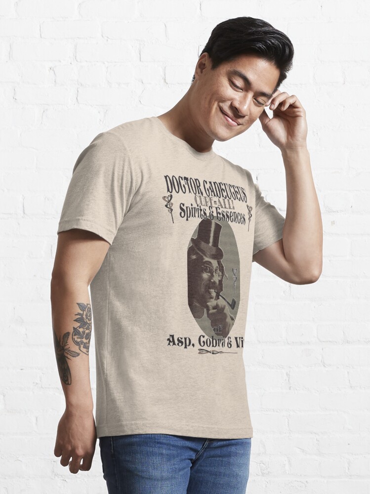 Alternate view of Dr Cadeuceus' Cure-all Snake Oil Essential T-Shirt