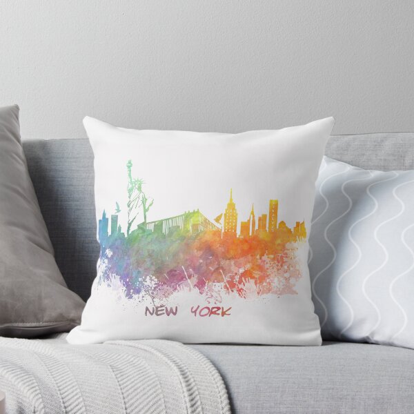 Artikelvorschau, Farbige Skyline von New York City entworfen und verkauft von JBJart.